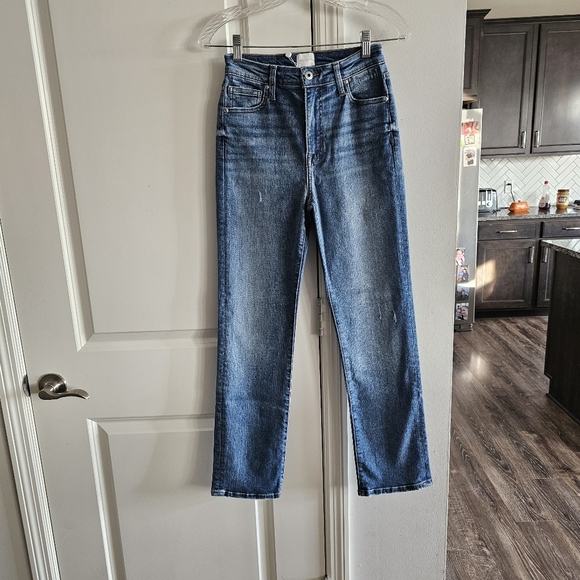 Jonathan Simkhai River High-Rise Straight Jeans - Picture 2 of 6